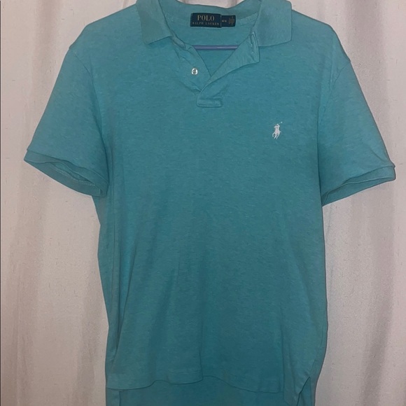 Polo by Ralph Lauren Men's Blue Polo Shirt - Picture 1 of 3